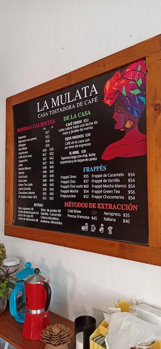Menu Mulata Querida, Casa Tostadora De Café-2