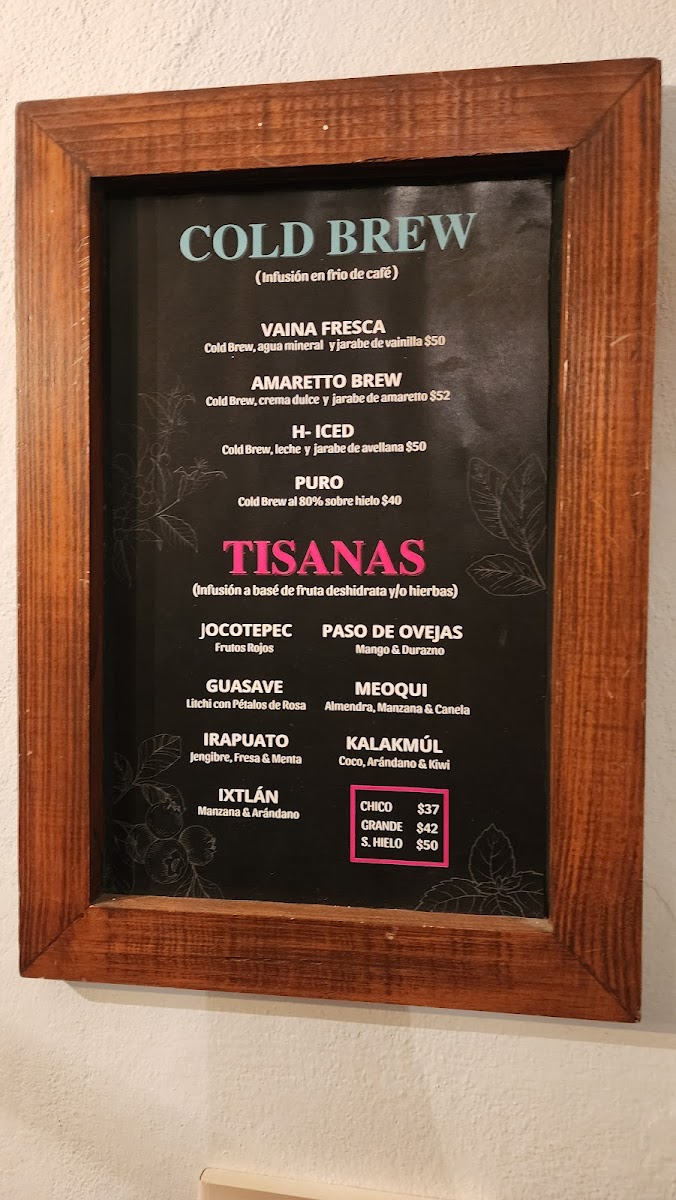 Menu Mulata Querida, Casa Tostadora De Café-4