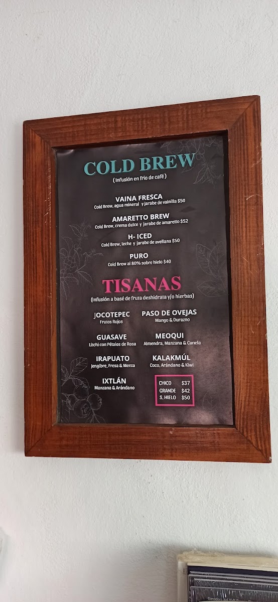 Menu Mulata Querida, Casa Tostadora De Café-5